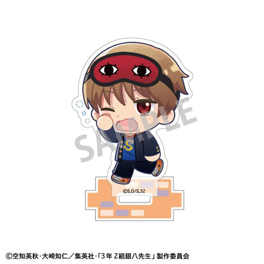 3rd Year Class Z Ginpachi-sensei Mini Acrylic Stand - Sogo Okita, Going-to-School Scene (New Illustration)
