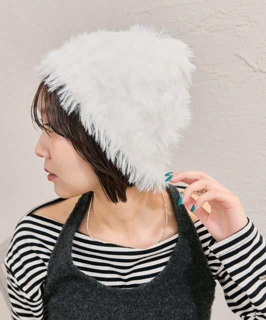 Shaggy Knit Hat