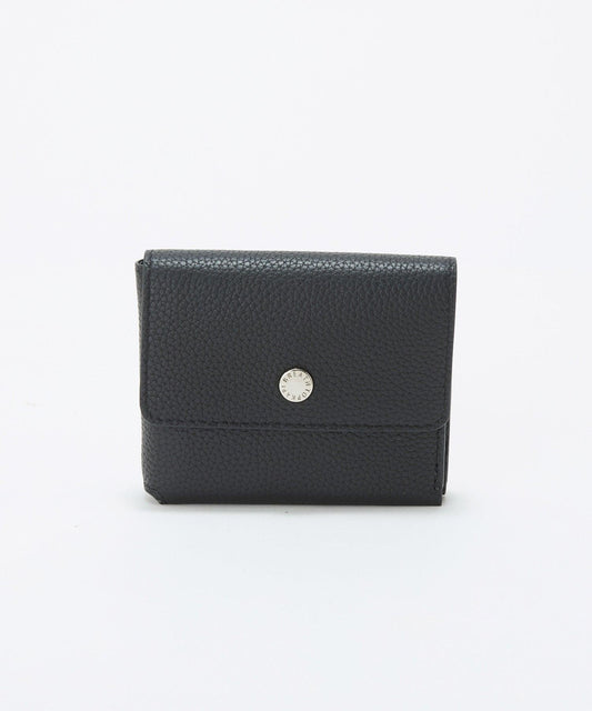 ELAN Shrink Leather Folding Wallet / 8 Pockets / Lightweight
