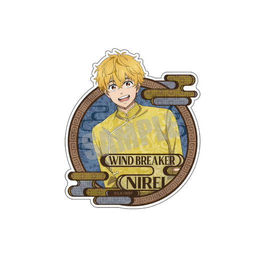 WIND BREAKER_Die-cut Sticker Akihiko Nirei (Chinese cafe ver.)