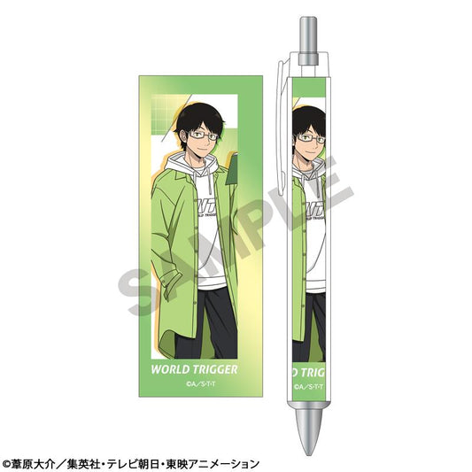 World Trigger Thick Ballpoint Pen Osamu Mikumo Hoodie Ver. 2