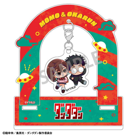 Dandadan Hanging Acrylic Stand - Momo & Okarun / Okochi