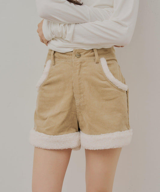 Boa Corduroy Shorts