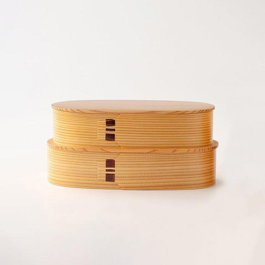 Lunch Box (Oval, Nested - Small) | Odate Magewappa | Kurikyu