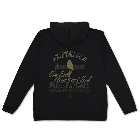 Haikyu!!_M Size_Fukurodani Academy Volleyball Club Lightweight Dry Parka/BLACK