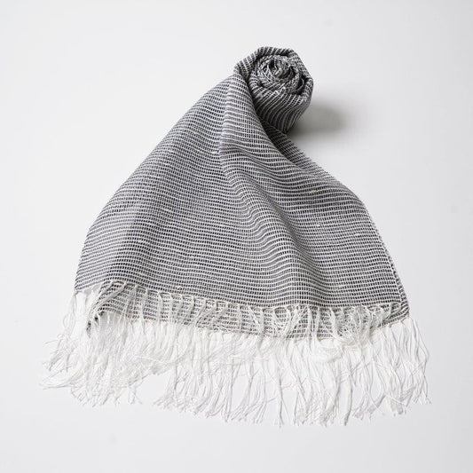 Stole - Kurotani Sōfu (Dark Navy) | Kurotani Washi | Kurotani Washi Cooperative