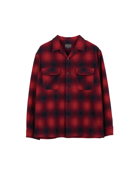 Cotton Brushed Open Collar Check Shirt