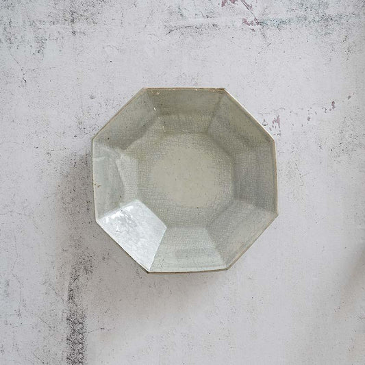 Otani-yaki Kashimi Kiln Octagonal Kohiki Bowl