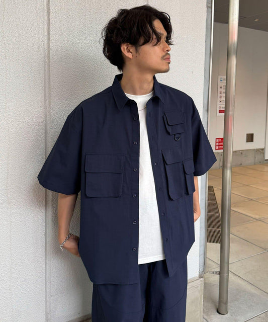 Ciaopanic Multi-Pocket Multifunctional Military Shirt