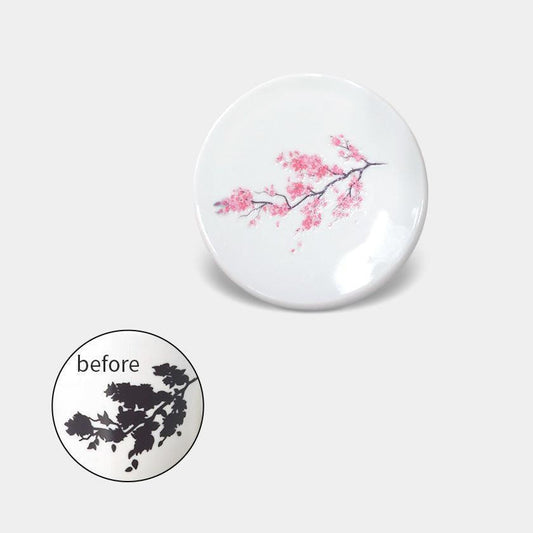 Thermochromic Cherry Blossom Pattern Mino ware 丸モ高木陶器 Mug Lid