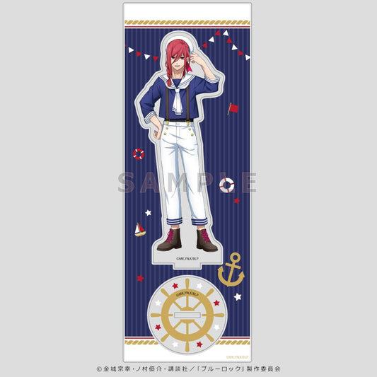 Blue Lock - Newly Illustrated Acrylic Stand (Hyoma Chigiri / Marine Look)