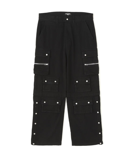 DankeSchon/11oz DENIM HOOK SNAP POCKET CARGO PANTS