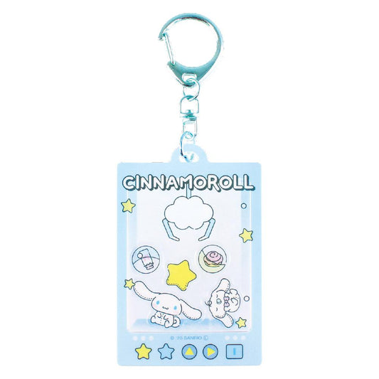 Sanrio Characters_Shaka Chara Keychain Crane Time Cinnamoroll