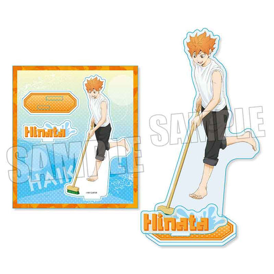 Acrylic Stand Haikyu!! / Shoyo Hinata Pool Cleaning ver.