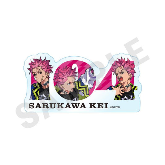 Superhuman Share House Story 'Charisma' Room Number Acrylic Badge - Sarukawa Kei
