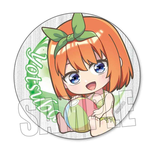 Gyu-Gyutto Can Badge The Quintessential Quintuplets Movie / Yotsuba Nakano (Swimsuit)