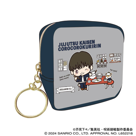 Jujutsu Kaisen Season 2_Square Mini Pouch / Haibara Yuu × Korokoro Kuririn Jujutsu Kaisen Kaigyoku・Tamaori × Sanrio Characters