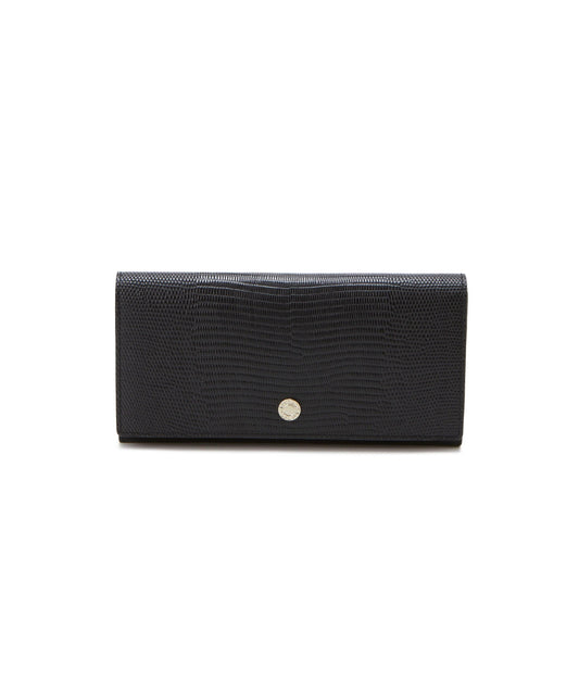 LUCIA Italian Leather Lizard Embossed Long Wallet