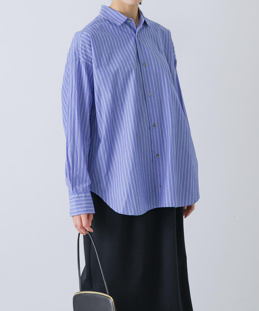 Cotton Stripe Regular Shirt