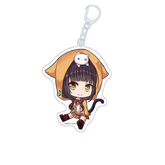 HEAVEN BURNS RED Petan Girl Acrylic Keychain Vol.1 Karen Asakura