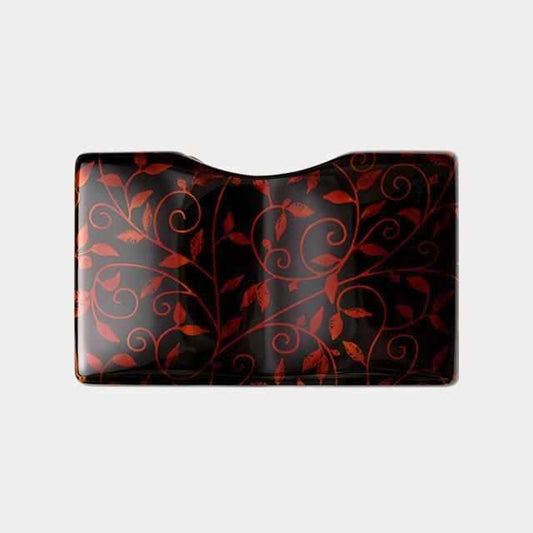 Card Case: Tsuchinao Lacquerware Urushi Business Card Holder VYAC CARD CASE Karakusa | Echizen Lacquerware | Takumiichi