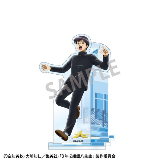 3rd Year Class Z Ginpachi-sensei Acrylic Stand - Shimura Shinpachi (Going to School Scene)