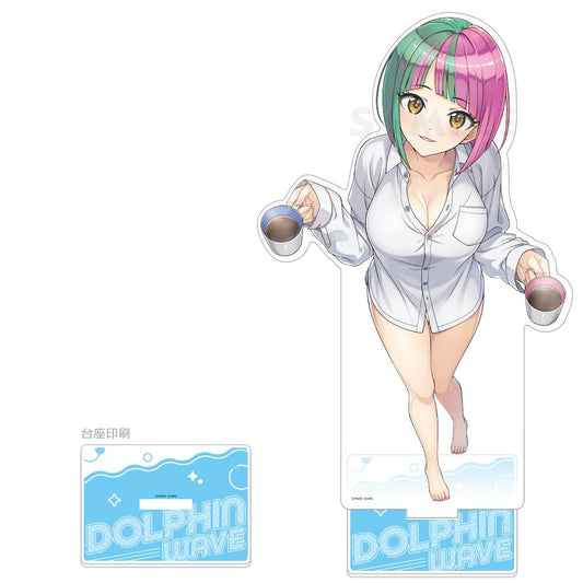 Dolphin Wave_Extra-Large Acrylic Stand (Herry Lewis (Oversized Shirt))