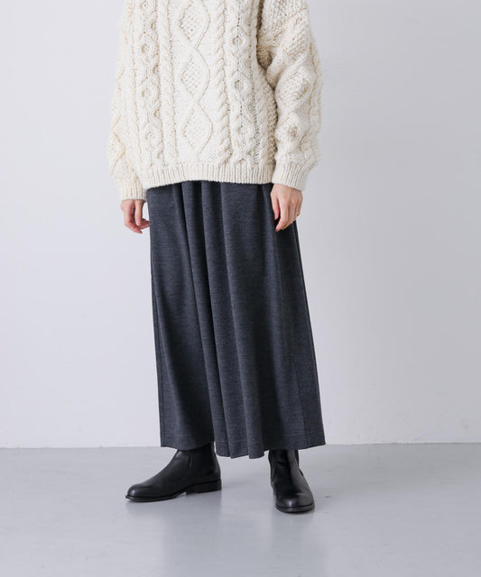 Wool Cut Wide Culottes