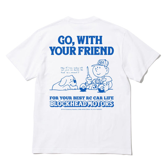 GO WITH FRIEND T-shirt (White)