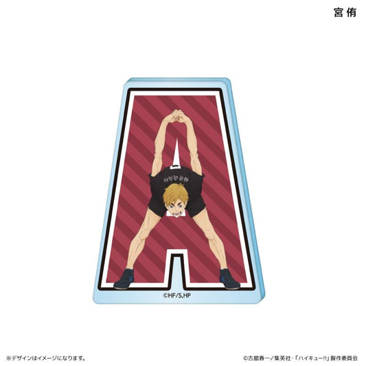 Haikyu!! Acrylic Block Initial Gymnastics ver. Atsumu Miya