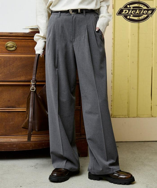 Exclusive Tuck Wide Work Pants Limited Edition