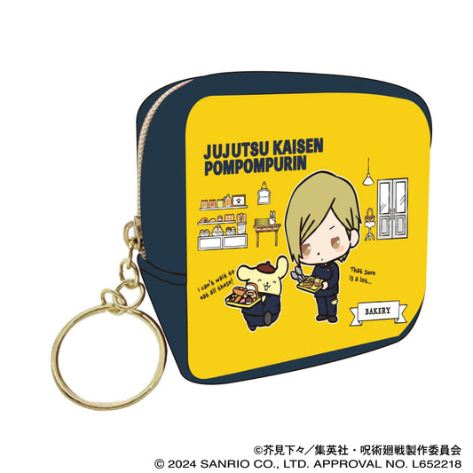 Jujutsu Kaisen Season 2 Square Mini Pouch / Kento Nanami × Pompompurin — Jujutsu Kaisen Kaitama・Tamaori × Sanrio Characters