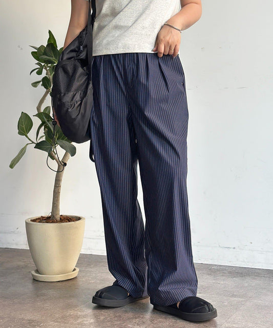 Cool Touch Tuck Wide Slacks