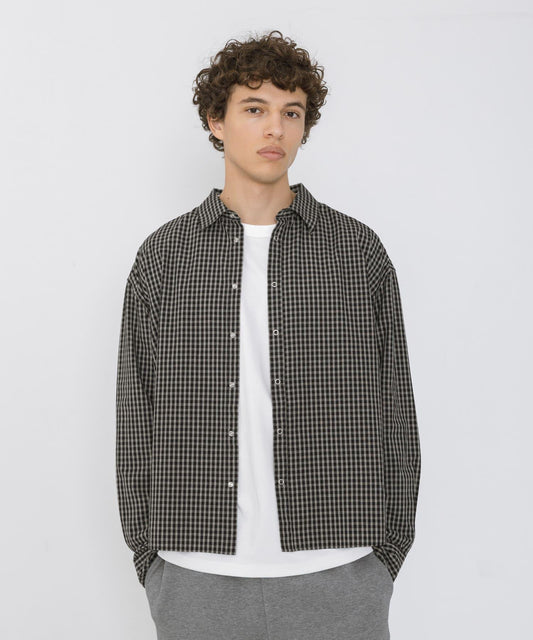 Sand Wash Check Regular Shirt