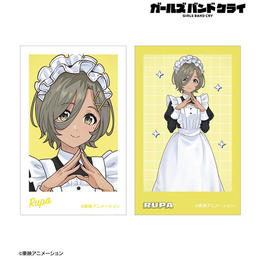 Girls Band Cry - Original Illustration Rupa Maid-style ver. Instant Camera-style Illustration Card 2-Piece Set