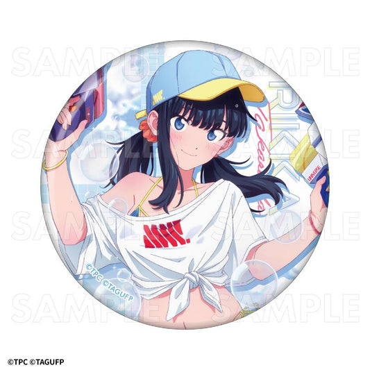 Gridman Universe_76mm Can Badge Rikka Takarada Shabon Style