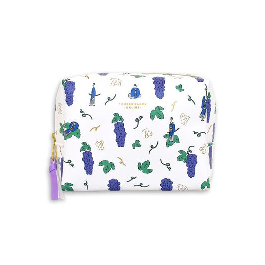 Touken Ranbu -ONLINE- Inori Kito Collaboration Box Pouch (Mikazuki Munechika and Grapes)