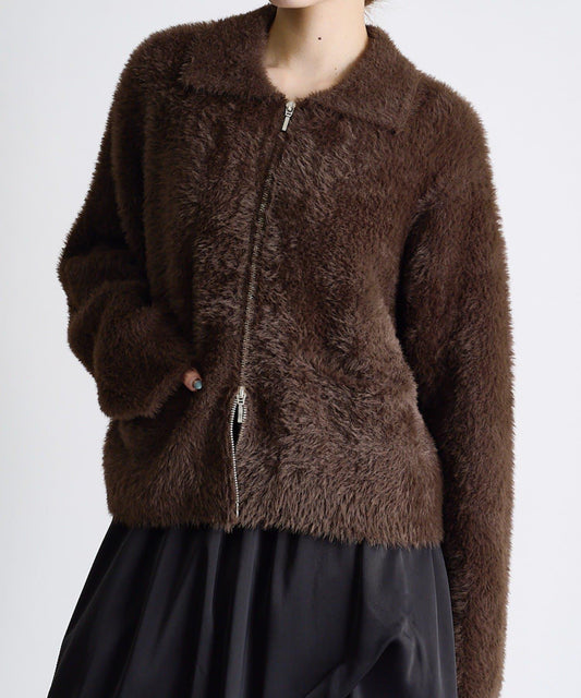 Shaggy Pocket Cardigan