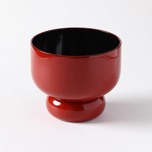 Cup & Bowl Lacquerware -Morew- (Spiral) Tokoshusei | Ainu Craft | CIKARPE AKAN