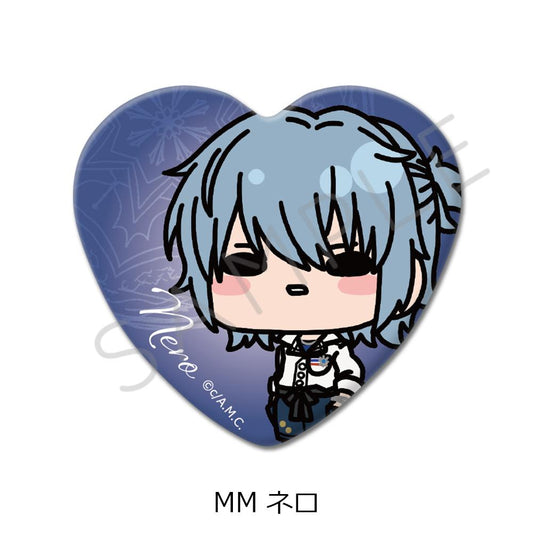 The Promise of Wizard_Heart-Shaped Tin Badge MM Nero