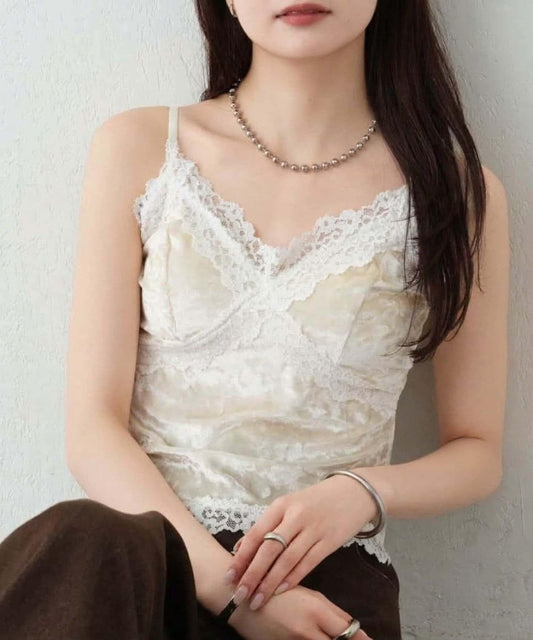 WEB Limited Velour Lace Camisole