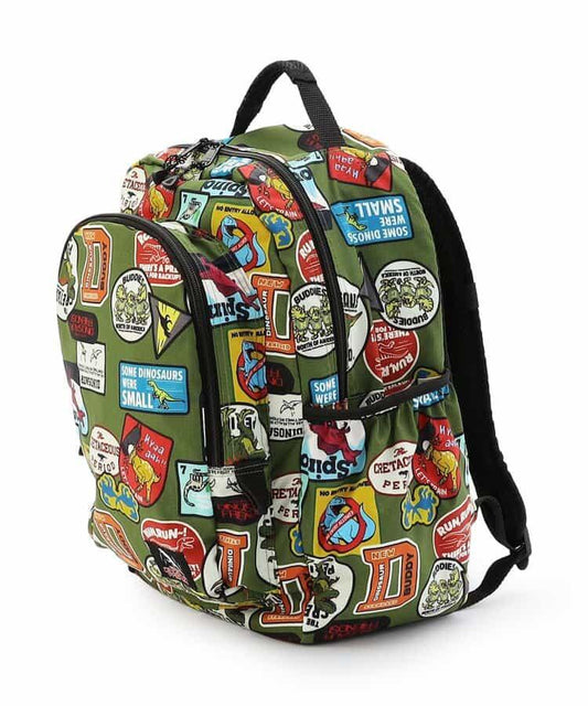All-over Dinosaur Patch Print Backpack