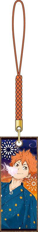 Haikyuu!! Wooden Tag Charm / Shoyo Hinata Yukata
