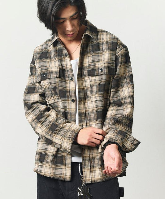 Malle Check Shirt Jacket