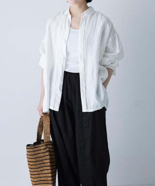 Linen Regular Box Shirt