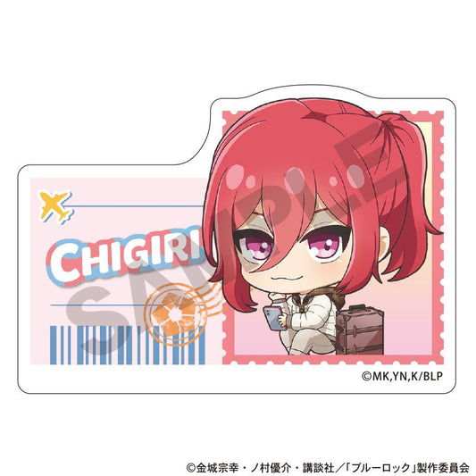BLUE LOCK Acrylic Name Badge - Hyoma Chigiri Mini Character (Travel)
