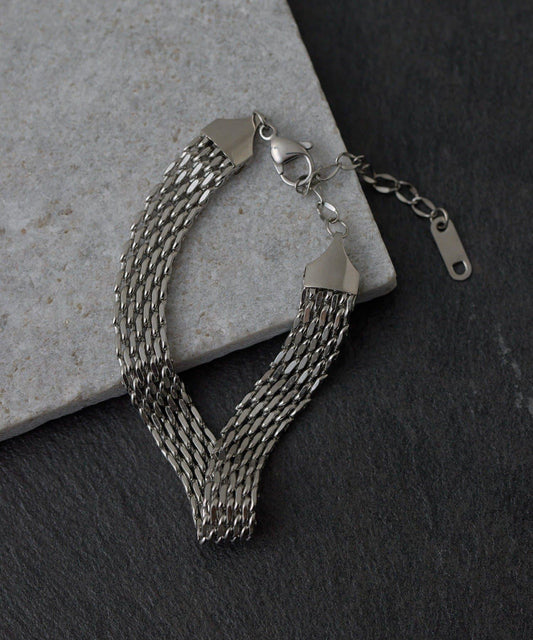 《Stainless Steel》Sivelle./ Watch Belt Bracelet