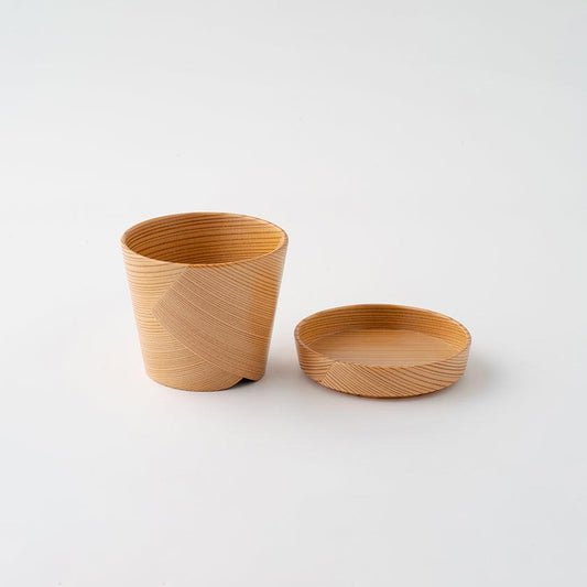 Ochoko Soba Bowl with Condiment Dish | Odate Magewappa | Kurikyu