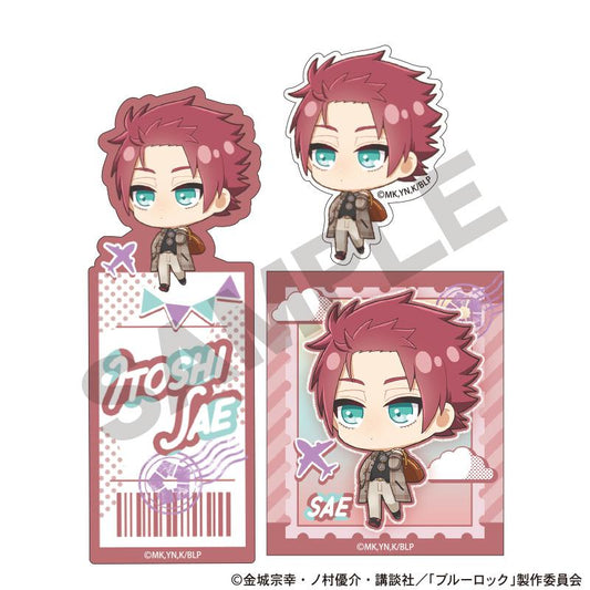 Blue Lock Sticker Set - Sae Itoishi Mini Character (Travel)