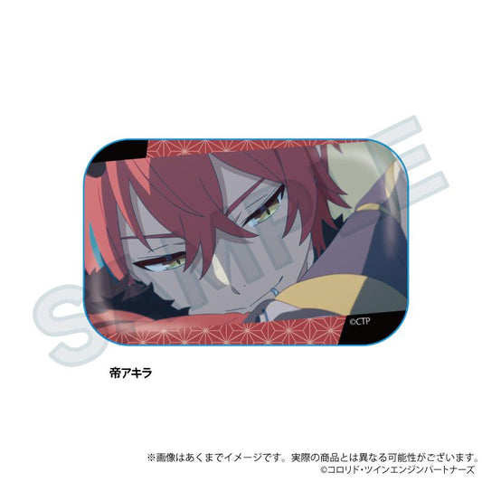 Super Kaguya-hime! Scene Image Square Tin Badge - Akira Mikado